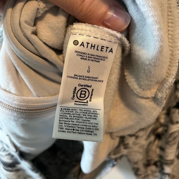 Athleta Balance hoodie in Eden floral print L - Picture 6 of 9